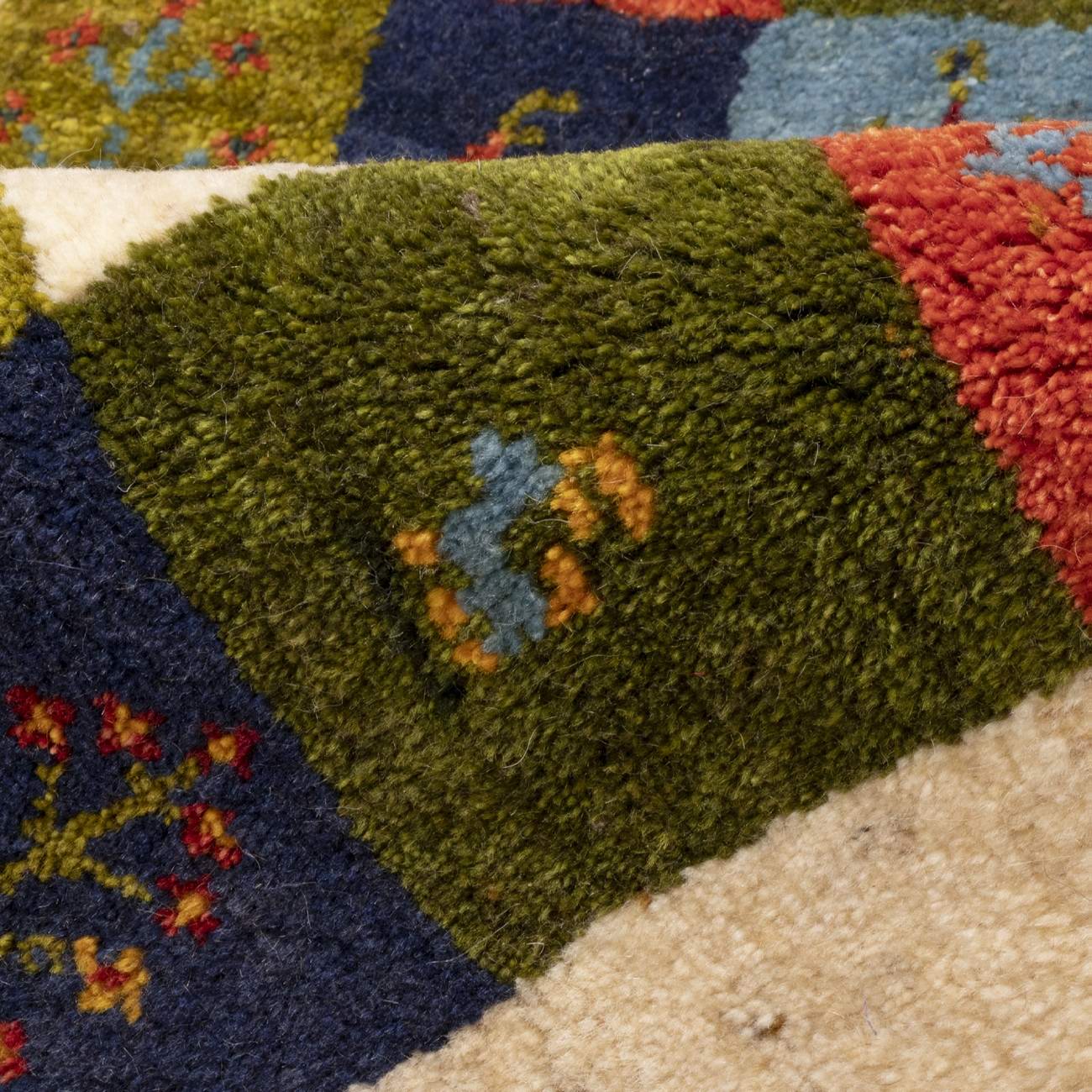 Price and Buy Persian Gabbeh Wool Rug Handwoven in Fars Kashkuli Cream - Image 3
