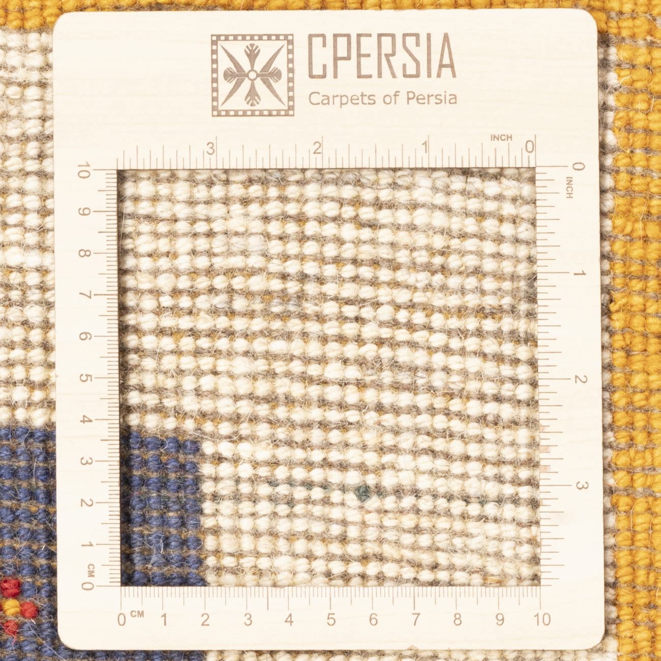 Price and Buy Persian Gabbeh Wool Rug Handwoven in Fars Kashkuli Cream - Image 4
