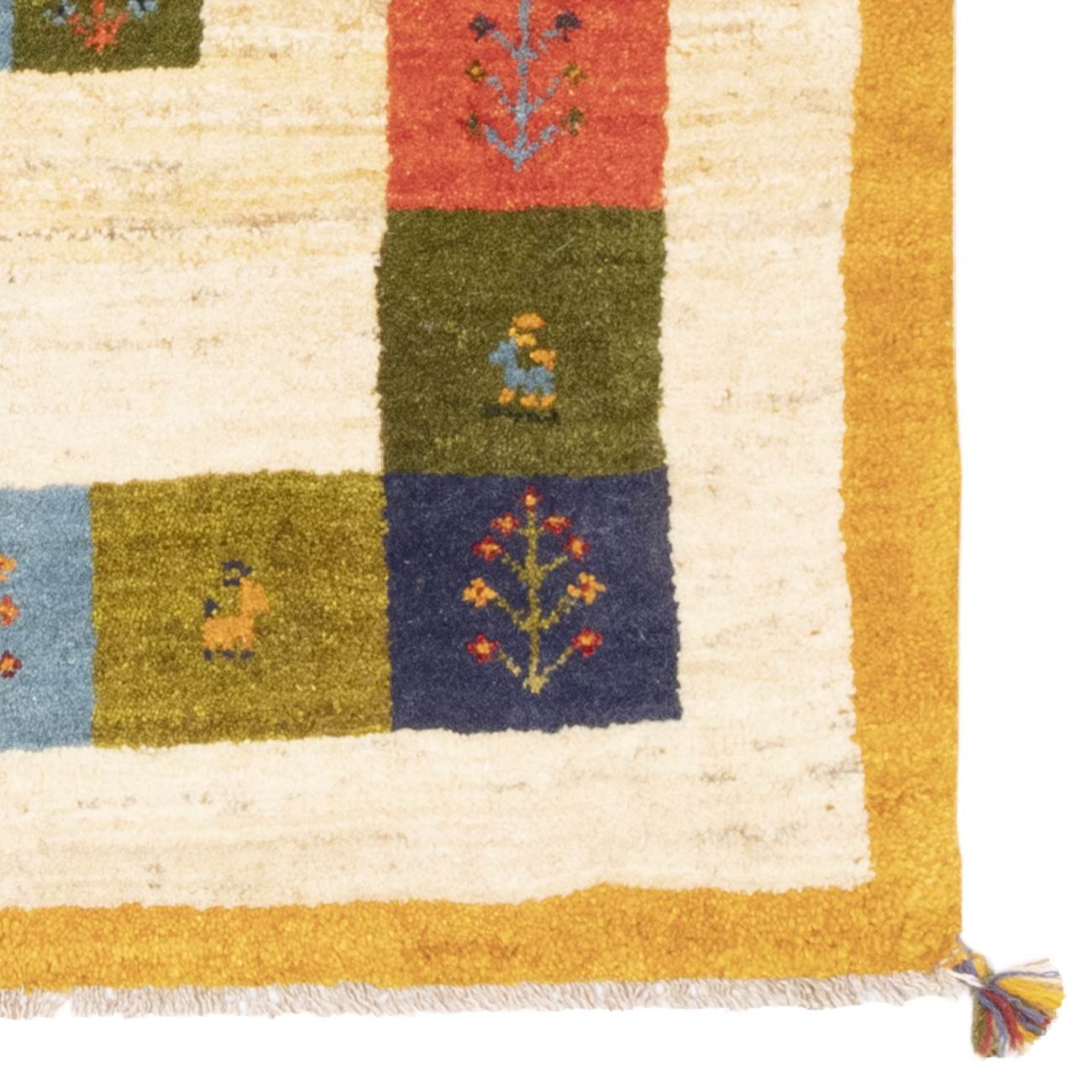 Price and Buy Persian Gabbeh Wool Rug Handwoven in Fars Kashkuli Cream - Image 6