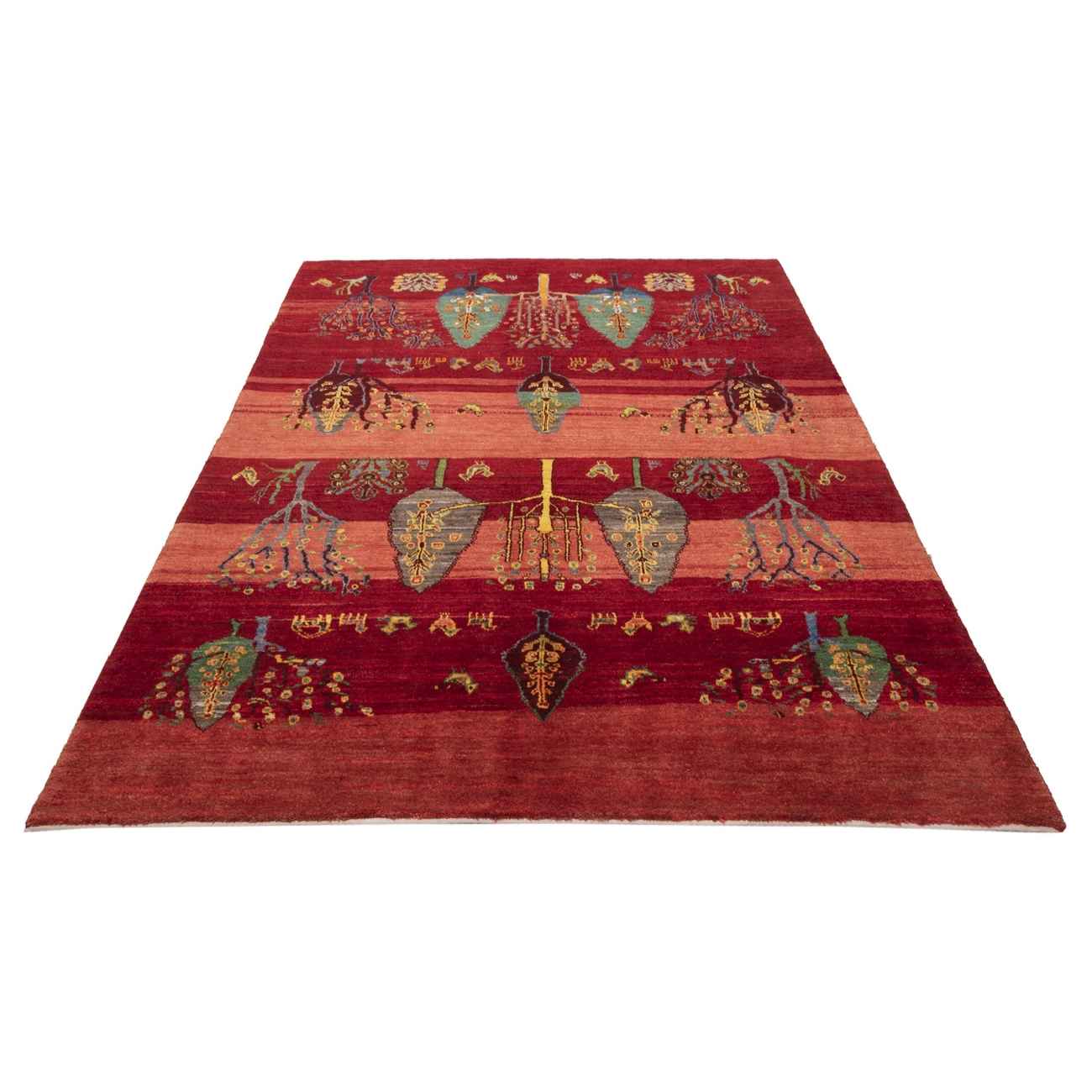Price and Buy Persian Gabbeh Wool Rug Handwoven in Fars Tree Motifs - Image 4