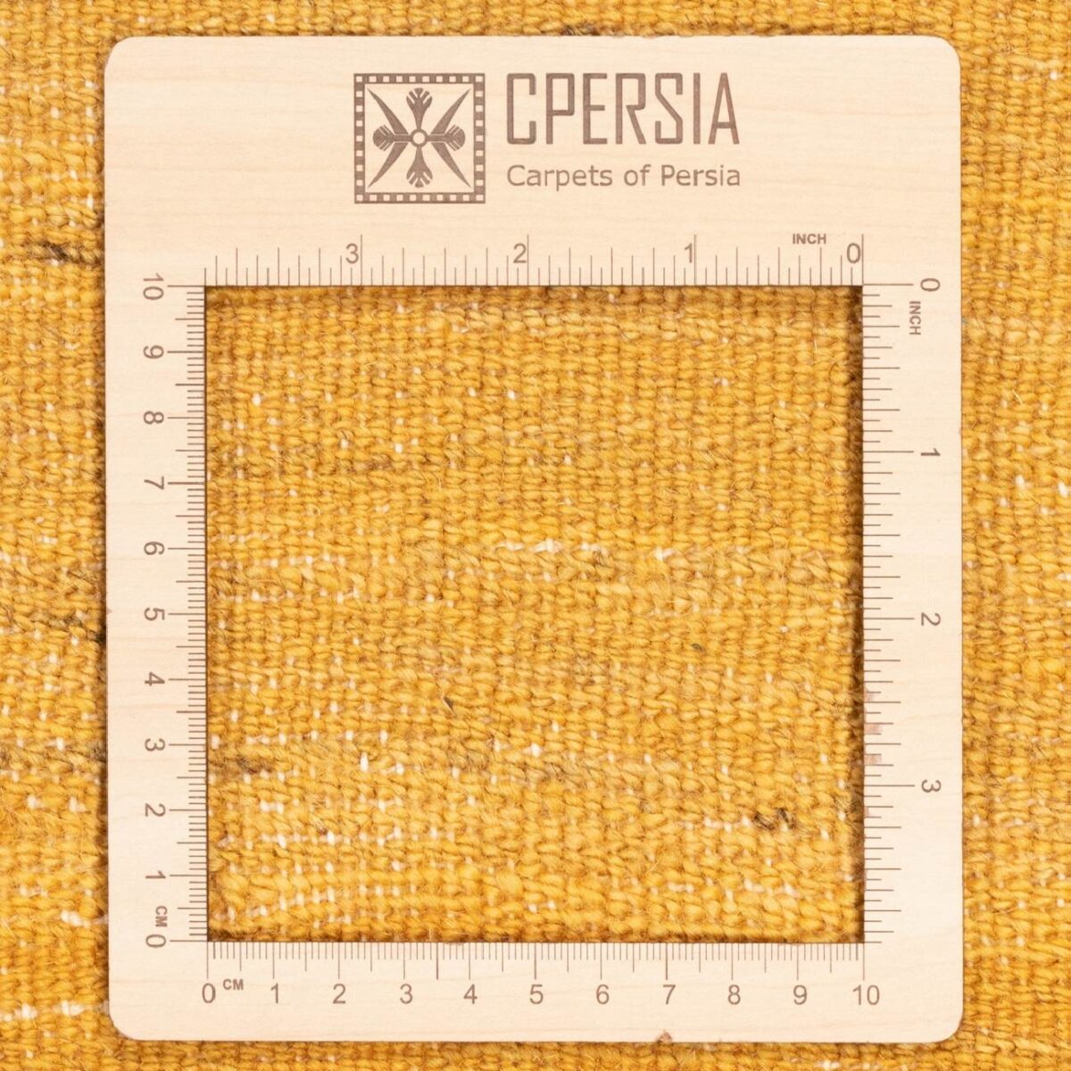 Price and Buy Persian Gabbeh Wool Rug Handwoven in Fars Yellow - Image 4