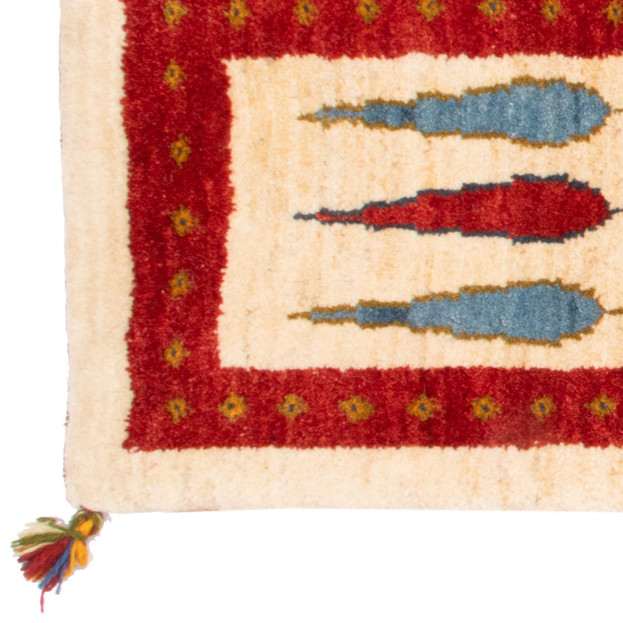 Price and Buy Persian Gabbeh Wool Runner Rug Handwoven in Fars Tree Motifs - Image 3