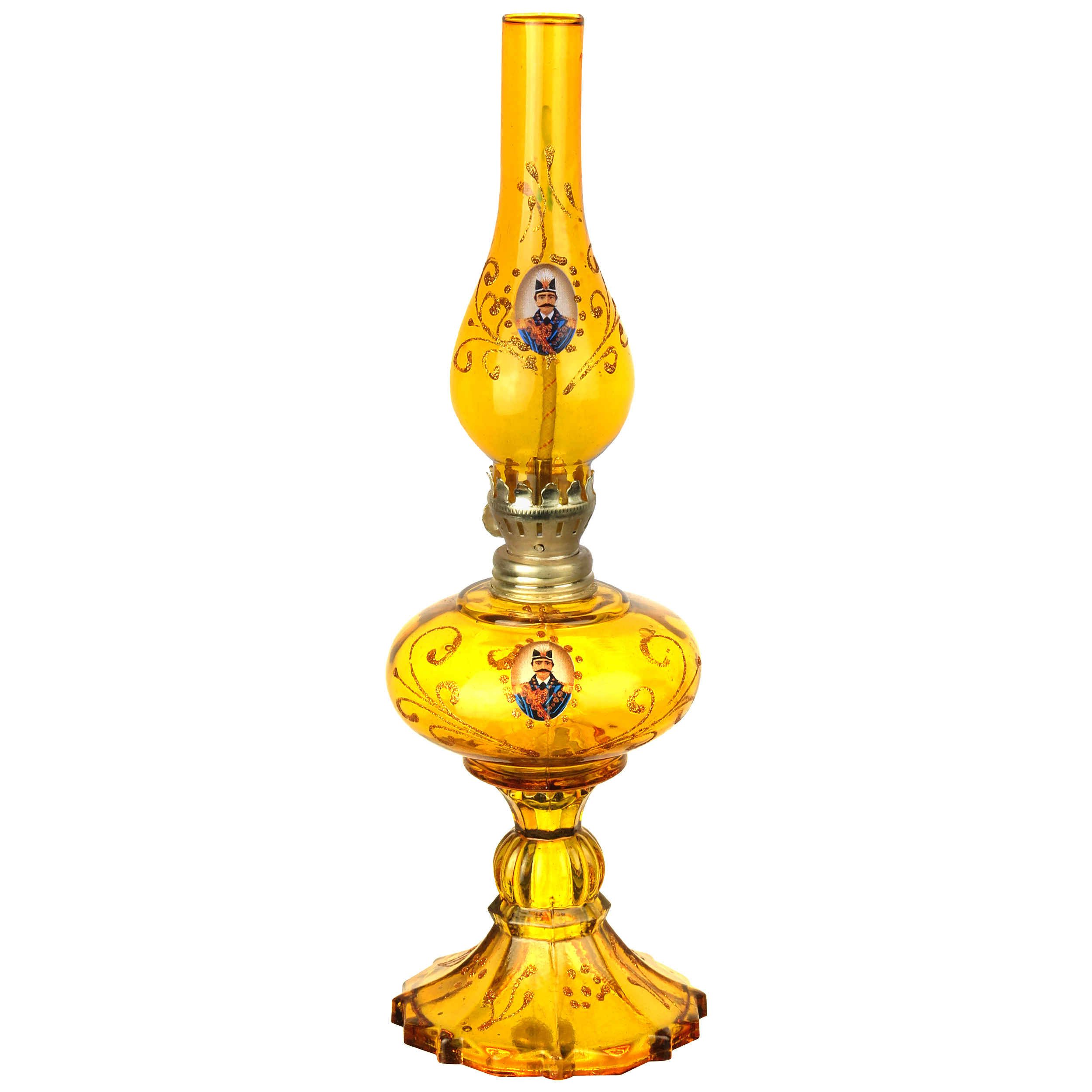 Price and Buy Persian Glass Kerosene Oil Lamp with Shah Abbasi Design - Image 5