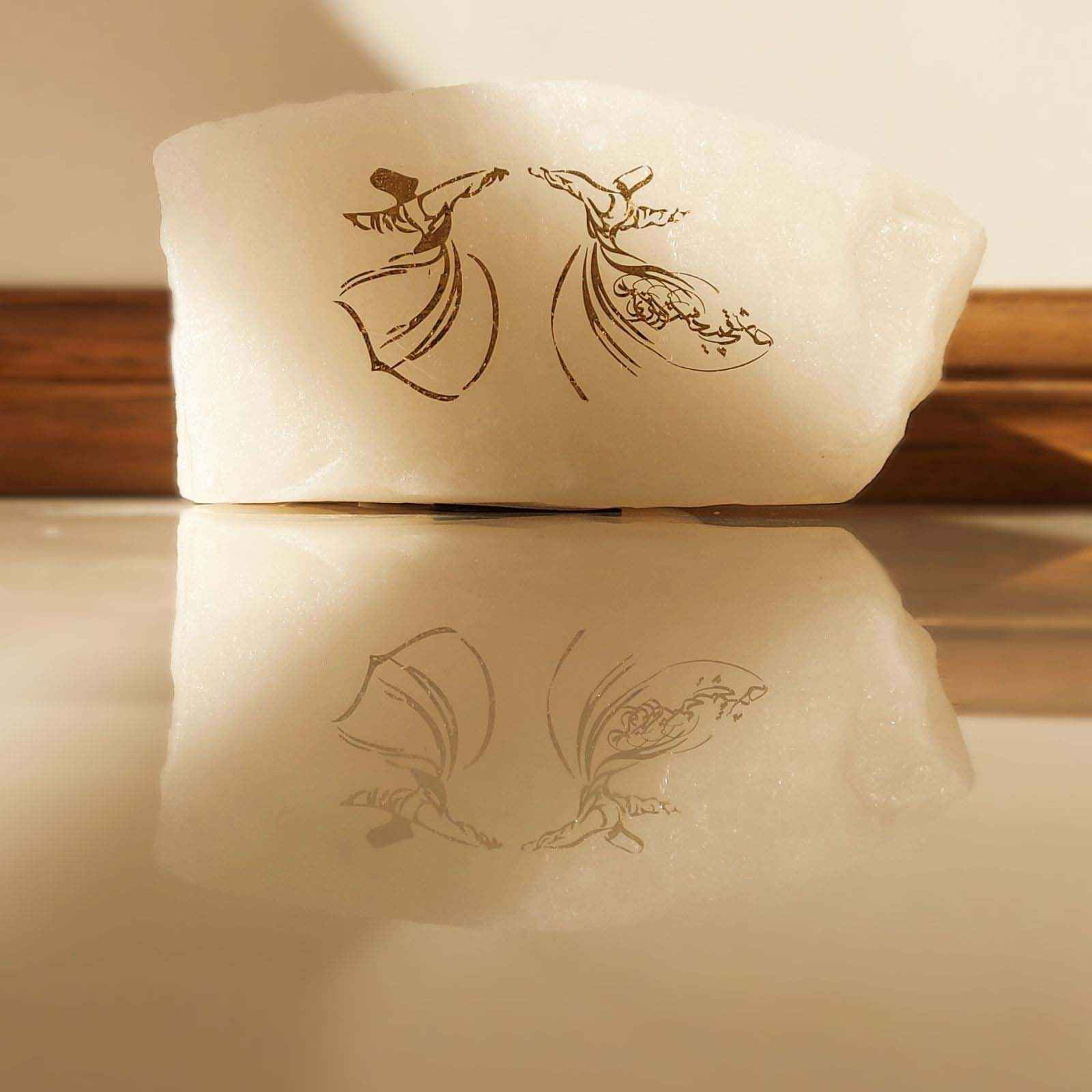 Price and Buy Persian Glow Salt Lamp – Handcrafted with Sama Dance Design - Image 3