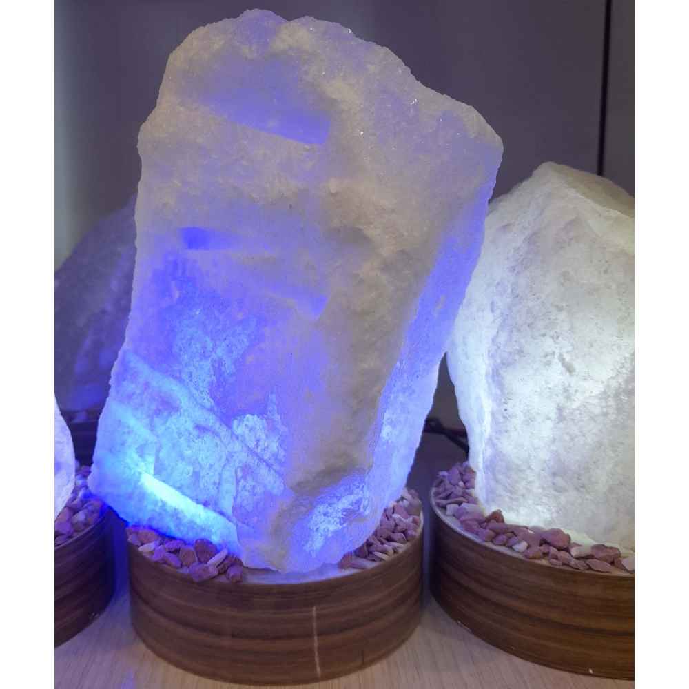 Price and Buy Persian Glow Salt Lamp – Handcrafted with Wooden Base (Almas Model) - Image 3