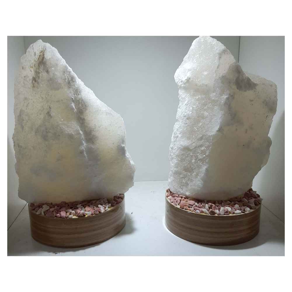 Price and Buy Persian Glow Salt Lamp – Handcrafted with Wooden Base (Almas Model) - Image 4