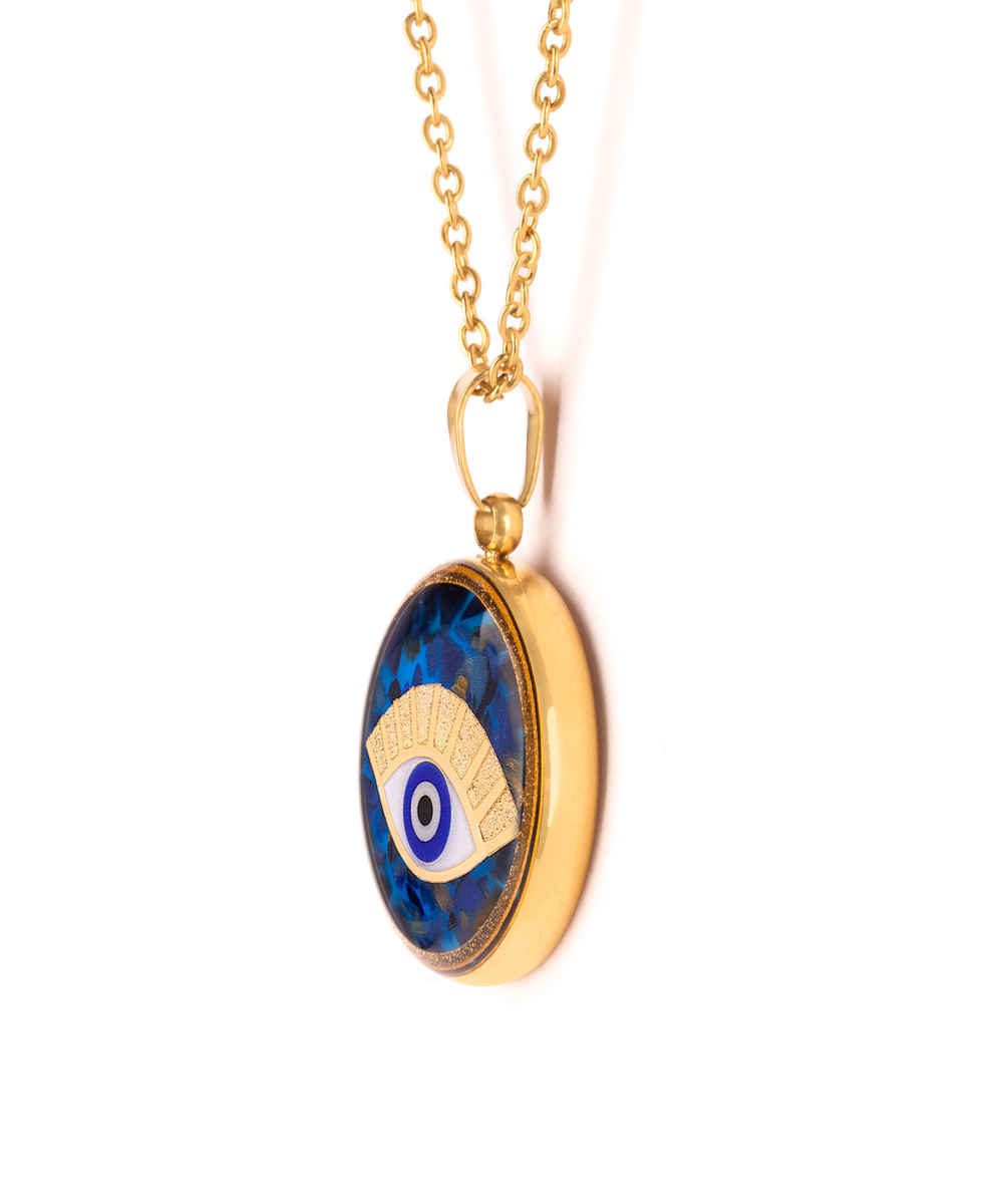 Price and Buy Persian Gold Plated Necklace for Women Janan with Evil Eye - Image 4