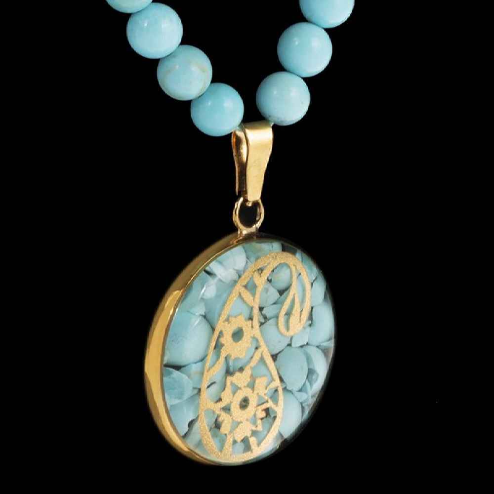 Price and Buy Persian Gold Plated Necklace Paisley - Image 3