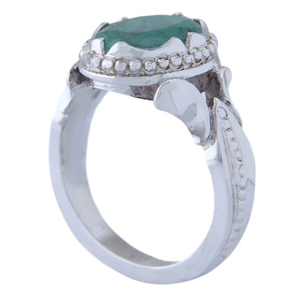 Price and Buy Persian Green Emerald Silver Ring For Men Handcrafted Model Bahar_6900783baf743.jpeg Price and Buy Persian Green Emerald Silver Ring For Men Handcrafted Model Bahar