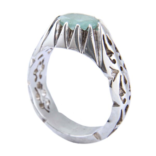Price and Buy Persian Green Emerald Silver Ring For Men Handcrafted Model Ellipse_690047b1611a0.jpeg Price and Buy Persian Green Emerald Silver Ring For Men Handcrafted Model Ellipse