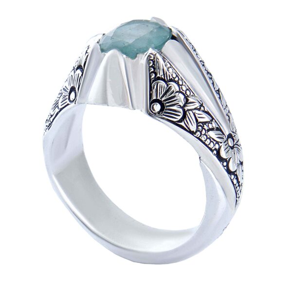 Price and Buy Persian Green Emerald Silver Ring For Men Handcrafted_690002b20a9c1.jpeg Price and Buy Persian Green Emerald Silver Ring For Men Handcrafted