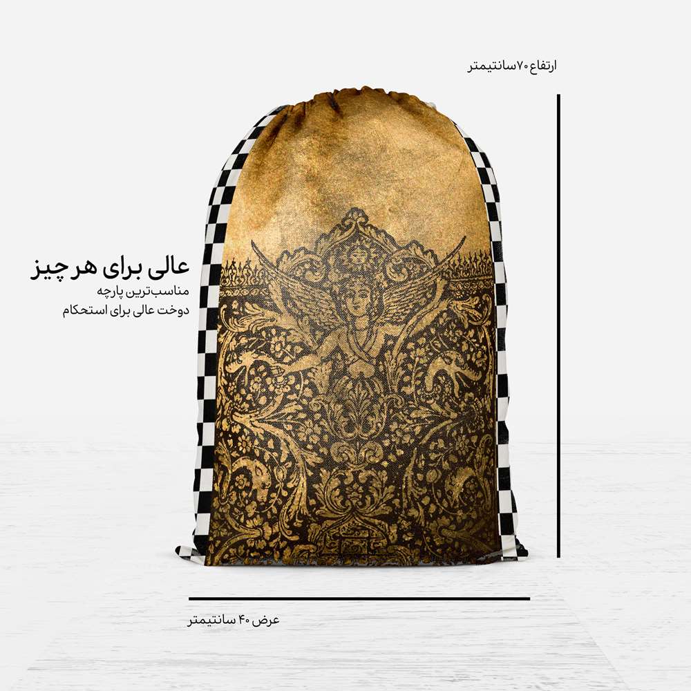 Price and Buy Persian Gym Drawstring Bag Model Coffee - Image 3