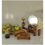 Price and Buy Persian Haft Seen Set with Stunning Pedestal Dishes for a Majestic Holiday Arrangement Set of 7