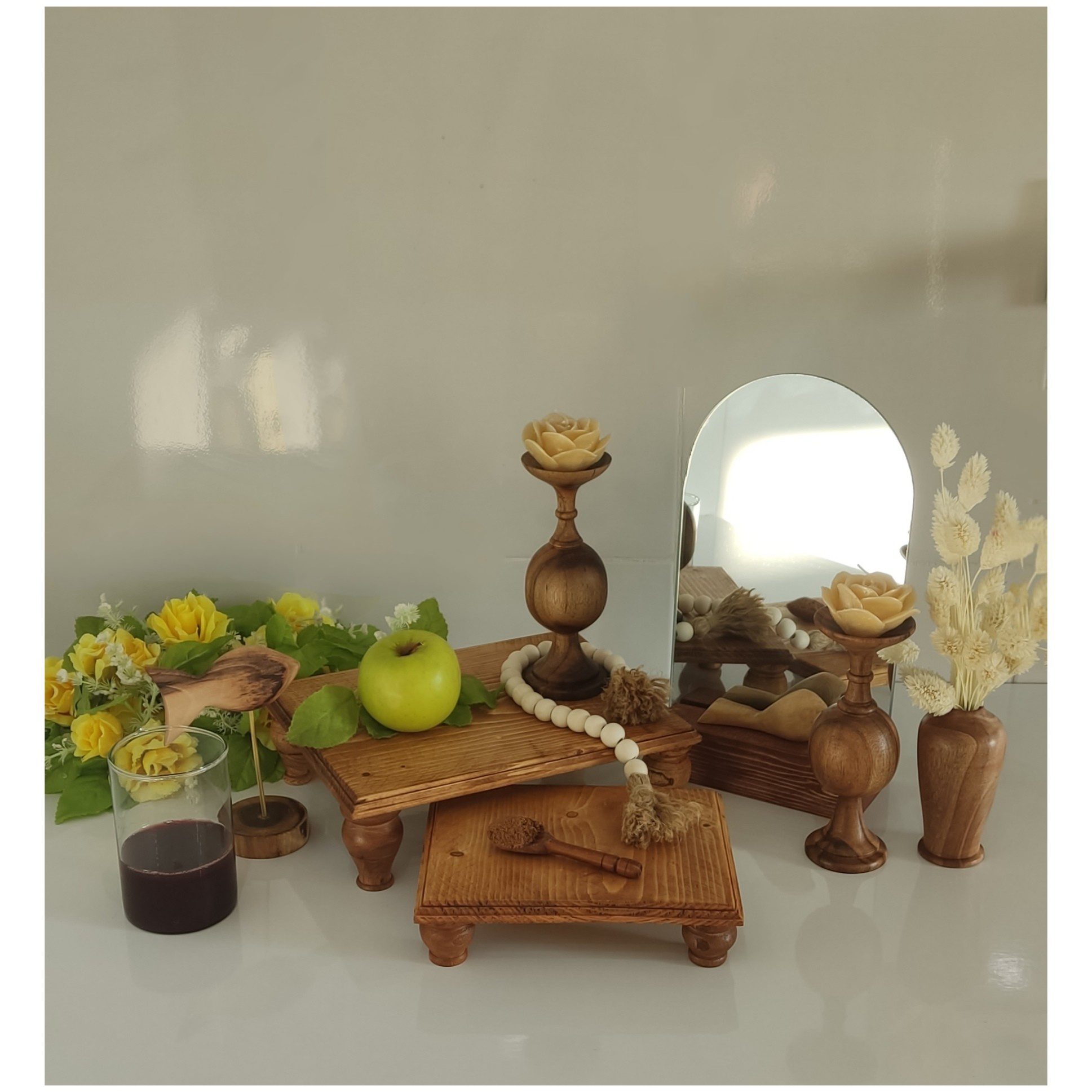 Price and Buy Persian Haft Seen Set with Stunning Pedestal Dishes for a Majestic Holiday Arrangement Set of 7_69021f32bd99b.jpeg Price and Buy Persian Haft Seen Set with Stunning Pedestal Dishes for a Majestic Holiday Arrangement Set of 7 - Image 1