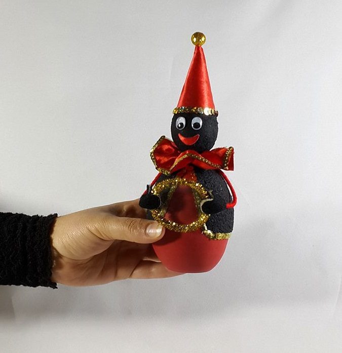 Price and Buy Persian Hajji Firuz Pottery Doll – Perfect for Nowruz and Haft-Sin Celebrations (Set of 2) - Image 3