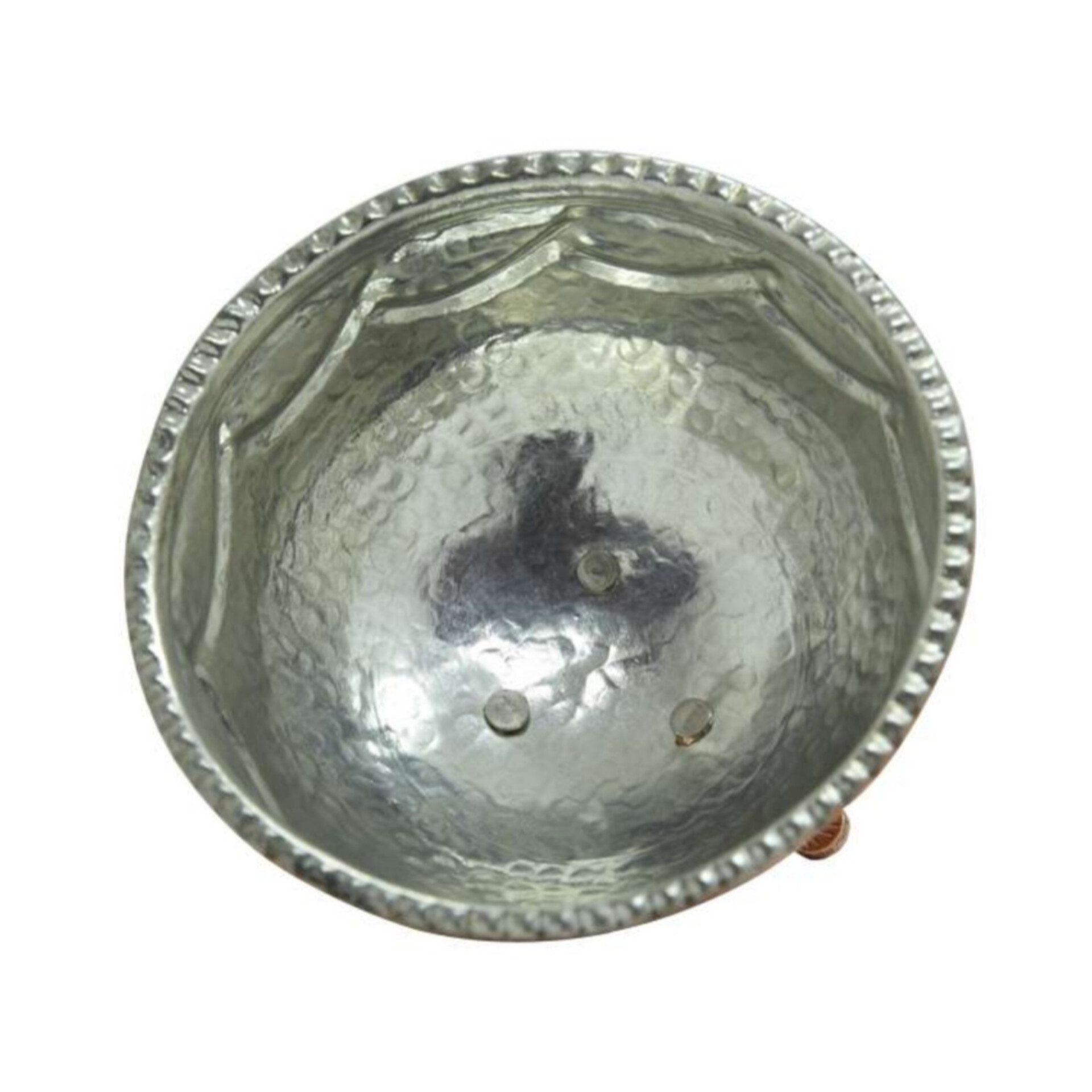 Price and Buy Persian Hammered Copper Footed Bowl – Model Sayeh - Image 3