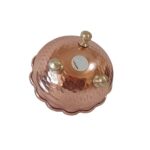 Price and Buy Persian Hammered & Handcrafted Copper Footed Bowl – Simin - Image 4