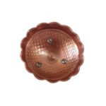 Price and Buy Persian Hammered & Handcrafted Copper Footed Bowl – Simin - Image 5