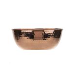Price and Buy Persian Hammered & Handcrafted Copper Mixing Bowl – Milad - Image 3