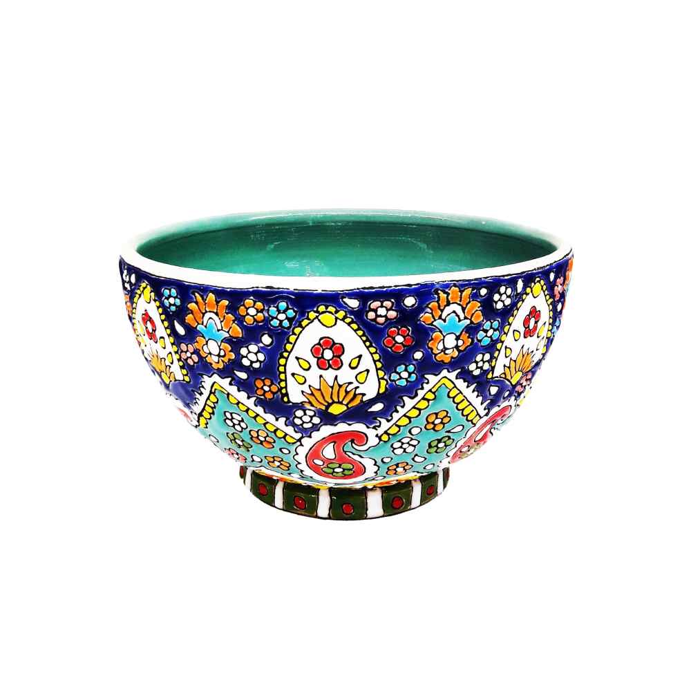 Price and Buy Persian Handmade Decorative Minakari Pottery Bowl Model Almas_68fbd0608ca22.jpeg Price and Buy Persian Handmade Decorative Minakari Pottery Bowl Model Almas - Image 1