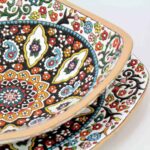 Price and Buy Persian Handmade Decorative Minakari Pottery Bowl & Plate Model Sivan - Image 5