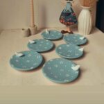 Price and Buy Persian Handmade Haft Seen Set Featuring Blossom Pattern Set of 7