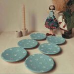 Price and Buy Persian Handmade Haft Seen Set Featuring Blossom Pattern Set of 7 - Image 3