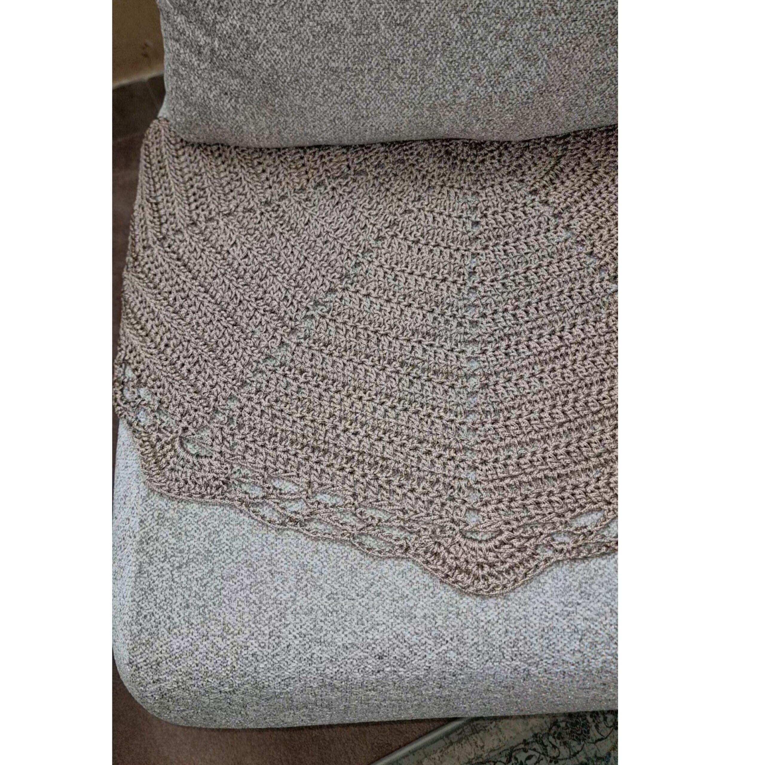 Price and Buy Persian Handwoven Boho Macrame Floor Rug in Brown - Image 3