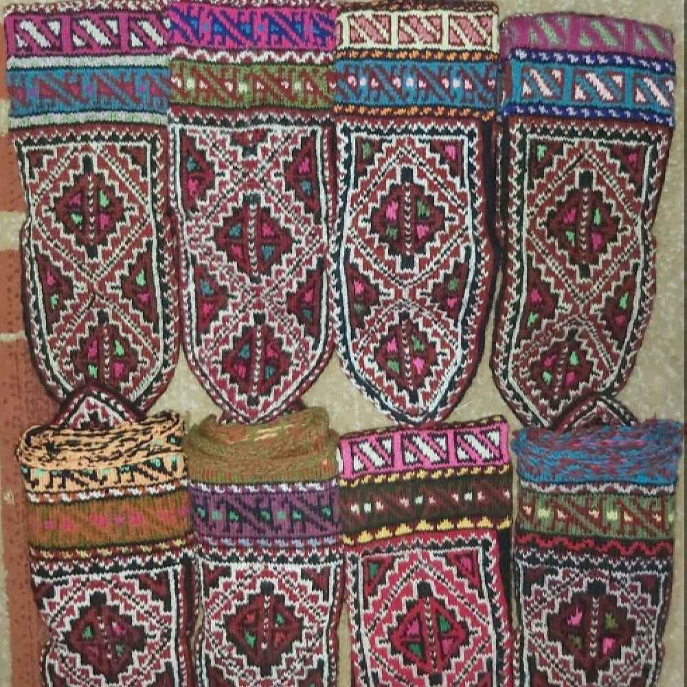 Price and Buy Persian Handwoven Cotton Socks for Women Knitted Alborz - Image 3