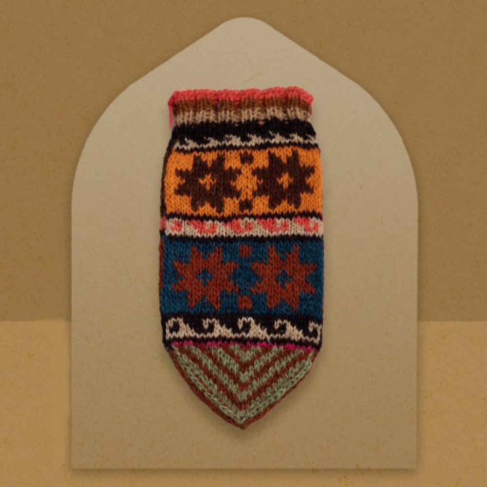 Price and Buy Persian Handwoven Cotton Socks for Women Knitted Damavand - Image 3