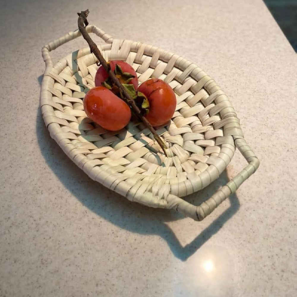 Price and Buy Persian Handwoven Palm Leaf Basket Model Banafsheh - Image 3