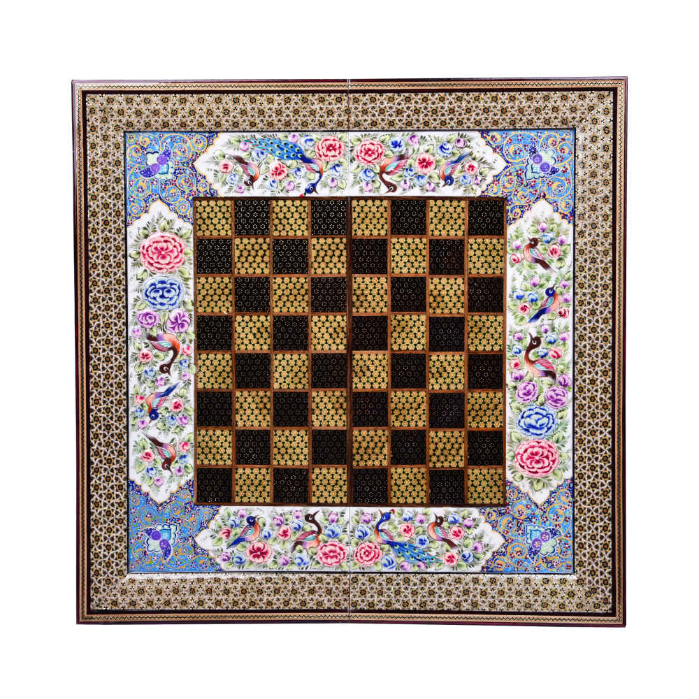 Price and Buy Persian Inlaid Wooden Marquetry Chess Board Model Chakavak - Image 3