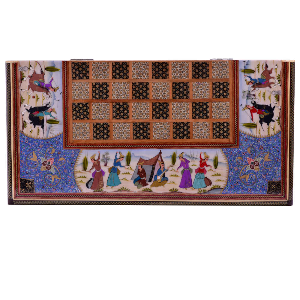 Price and Buy Persian Inlaid Wooden Marquetry Chess Board Model Nafis - Image 3