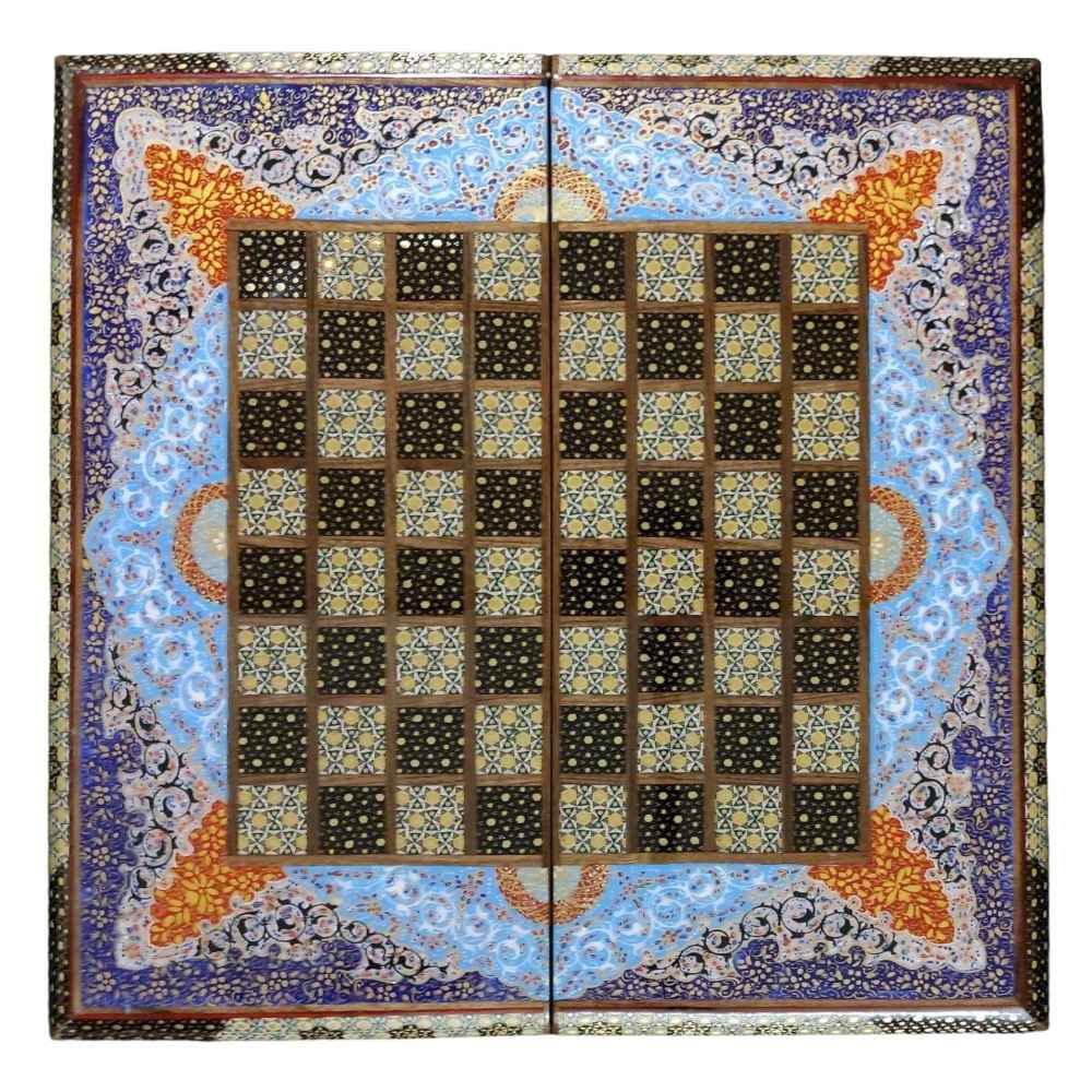 Price and Buy Persian Inlaid Wooden Marquetry Chess Board Model Sadaf