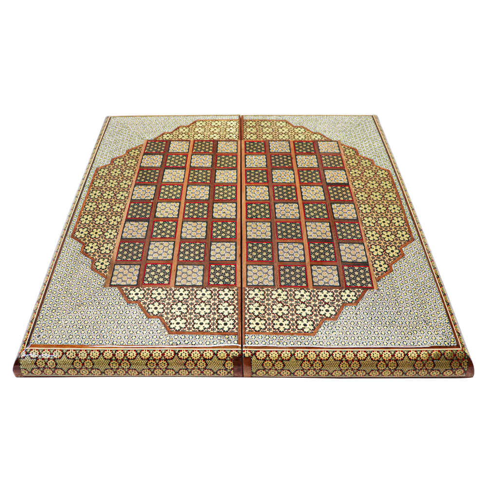 Price and Buy Persian Inlaid Wooden Marquetry Chess Board Model Saltanat - Image 3