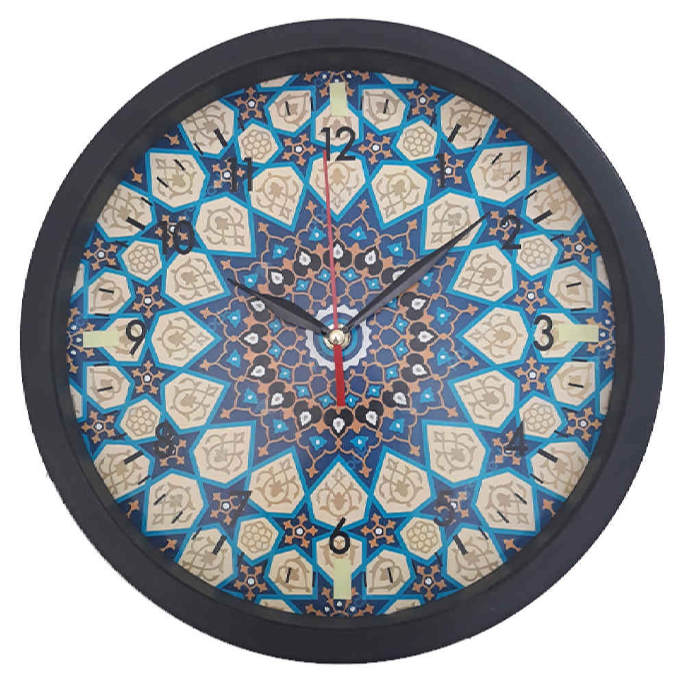 Price and Buy Persian-Inspired Analog Patterned Wall Clock – Afsoon