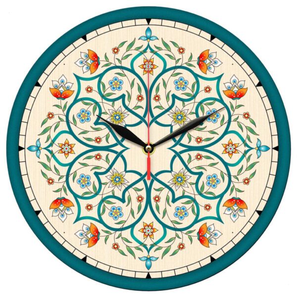 Price and Buy Persian-Inspired Analog Patterned Wall Clock – Flower Design_6901e3a3e3d5d.jpeg Price and Buy Persian-Inspired Analog Patterned Wall Clock – Flower Design