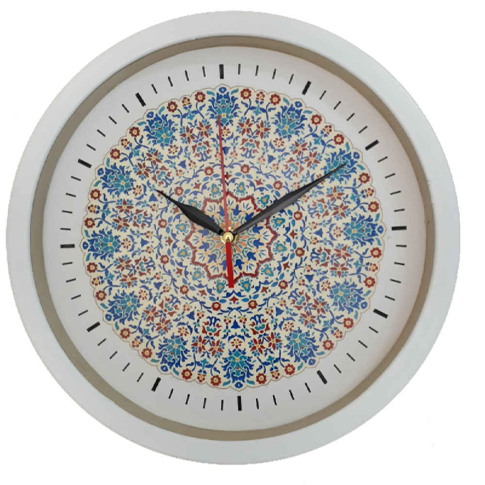 Price and Buy Persian-Inspired Analog Patterned Wall Clock – Termeh