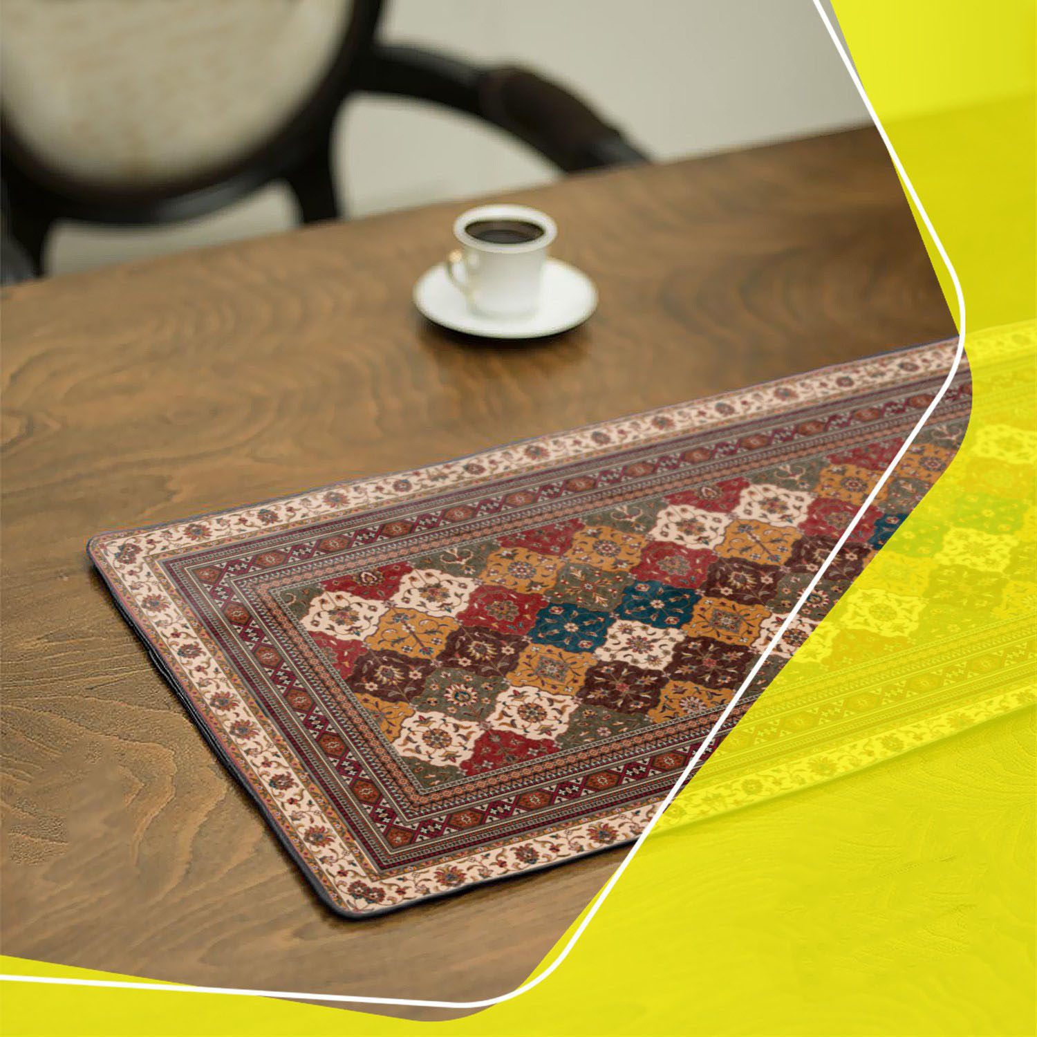 Price and Buy Persian Inspired Brown Velvet Table Runner_6901fa91afc3a.jpeg Price and Buy Persian Inspired Brown Velvet Table Runner - Image 1