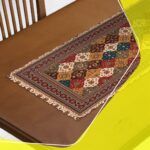 Price and Buy Persian Inspired Brown Velvet Table Runner - Image 3