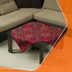 Price and Buy Persian-Inspired Velvet Table Cover with Timeless Geometry