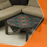 Price and Buy Persian-Inspired Velvet Tablecloth with Geometric Pattern