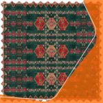 Price and Buy Persian-Inspired Velvet Tablecloth with Geometric Pattern - Image 3