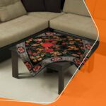 Price and Buy Persian-Inspired Velvet Tablecloth with Rose Pattern