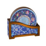 Price and Buy Persian-Inspired Wooden Coaster for a Unique Touch (Pack of 6)