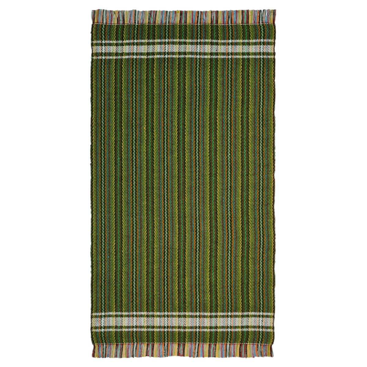 Price and Buy Persian Jajim Rug Flat-Woven in Lorestan Striped Green