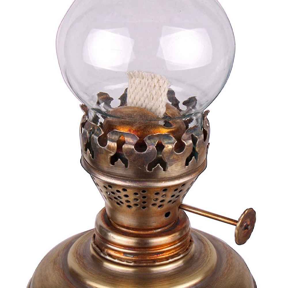 Price and Buy Persian Kerosene Oil Lamp with Golden Metal Base - Image 3