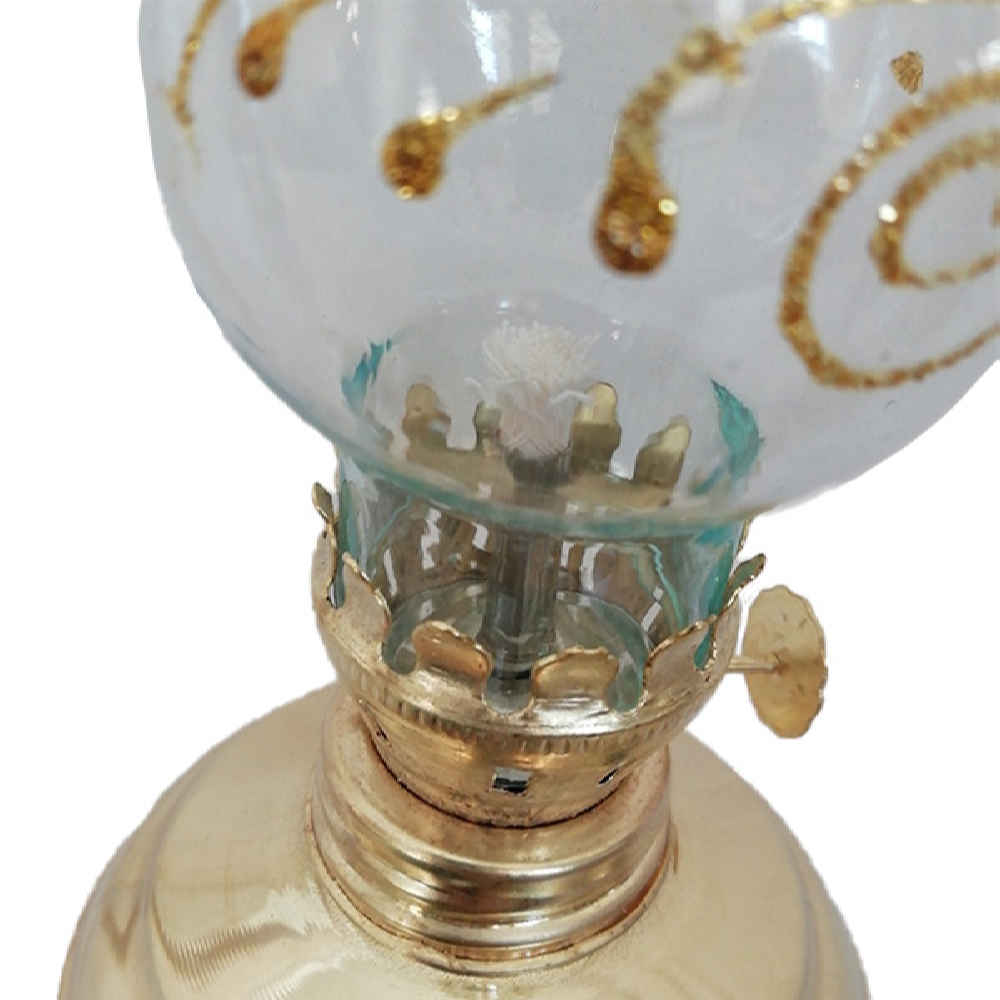 Price and Buy Persian Kerosene Oil Lamp with Shah Abbasi Design in Brass - Image 3