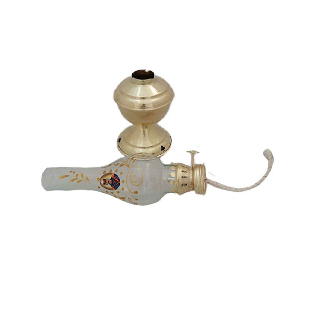 Price and Buy Persian Kerosene Oil Lamp with Shah Abbasi Design in Brass - Image 4