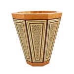 Price and Buy Persian Khatamkari Waste Basket and Tissue Box – Handcrafted Décor for Living Spaces - Image 4